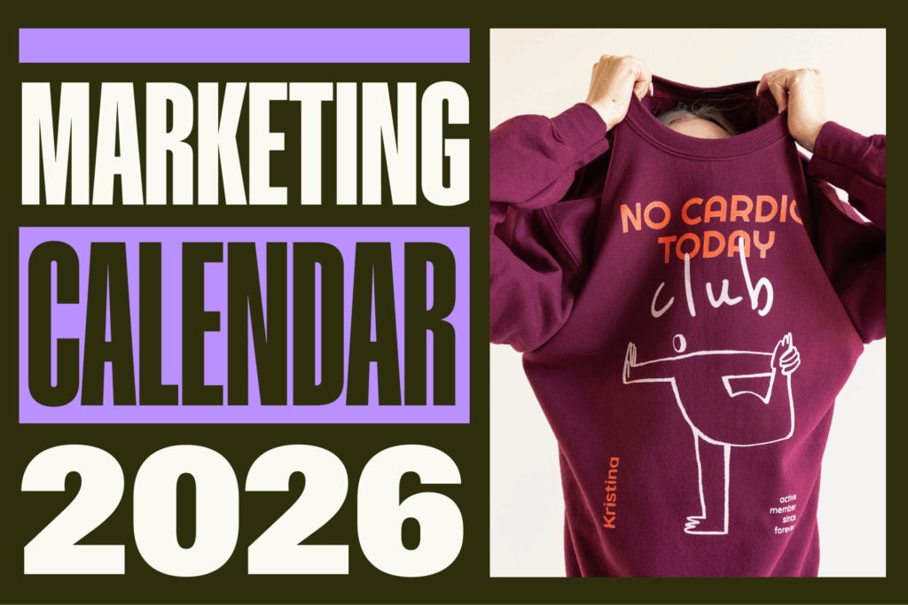 Printify’s eCommerce holiday calendar for 2026.
