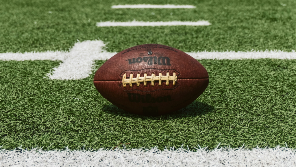 A ball on the ground.