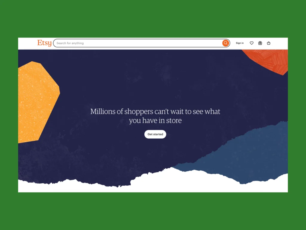 Create an Etsy seller account