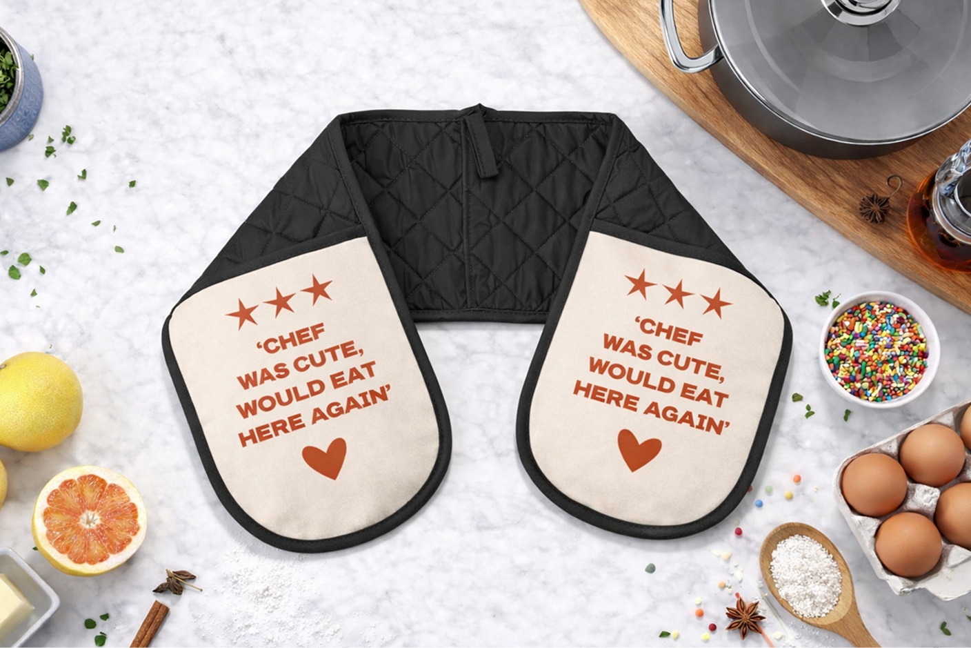 Custom Oven Mitts Hero Custom oven mitts 1