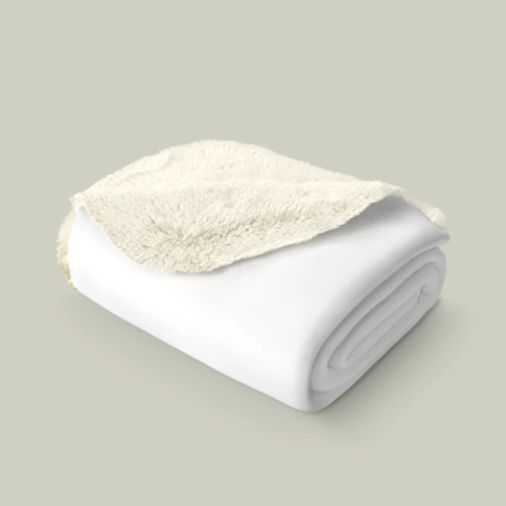 Fleece sherpa blanket