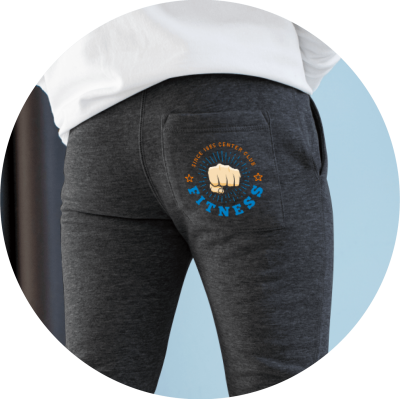 Custom Sweatpants Fitness Logo