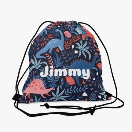 Coaching bag Travel Drawstring Bagpicnicoutdoor Waterproof Flower Print  Fold able Embroidery Design Drawstring Backpack